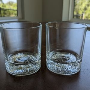 Crown Royal Concave Bottom Glasses 8oz Italy 2